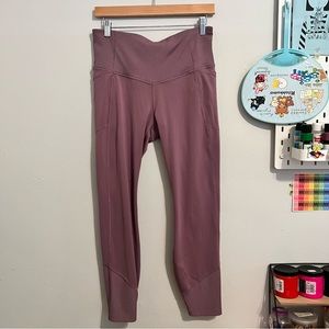 All in Motion Workout Exercise Leggings Purple Large